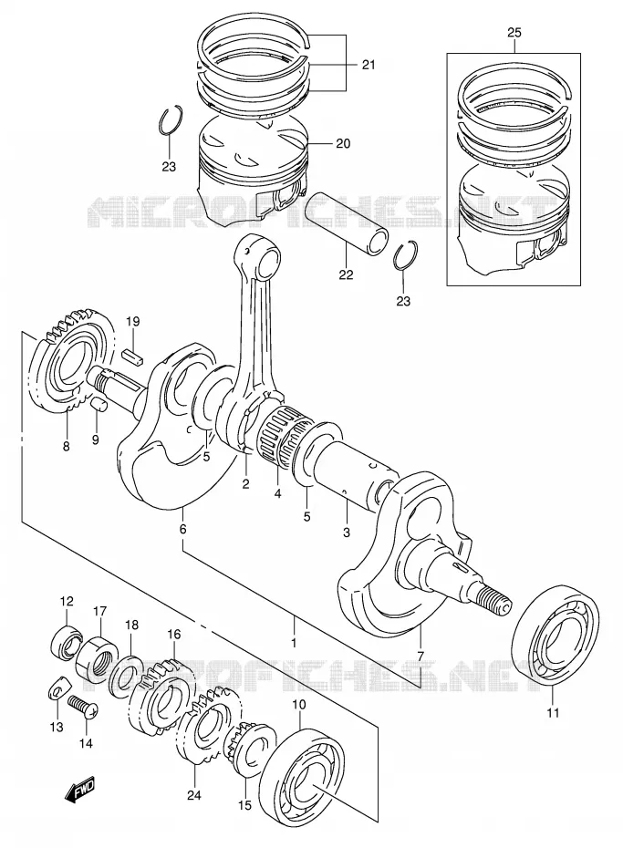 VILEBREQUIN Suzuki MOTO 350 DR 1990  DR350L(E1)