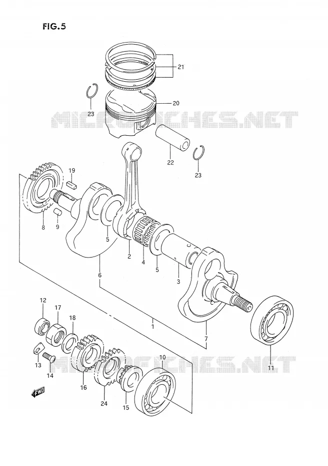 VILEBREQUIN Suzuki MOTO 350 DR 1993  DR350SP(E2)