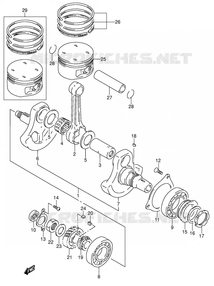 VILEBREQUIN Suzuki MOTO 650 DR 1994  DR650RSER(E4)