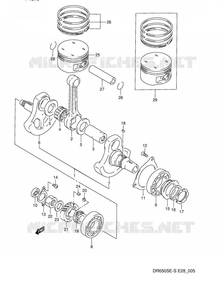 VILEBREQUIN Suzuki MOTO 650 DR 1994  DR650SER(E28)