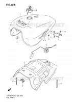 RESERVOIR D'ESSENCE (VZR1800ZK7/ZK8/ZK9) pour Suzuki INTRUDER 1800 2008