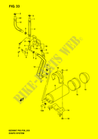 SYSTEME DE RECYCLAGE DES VAPEURS DE CARBURANT (P33) pour Suzuki MARAUDER 250 2007