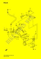 SYSTEME DE RECYCLAGE DES VAPEURS DE CARBURANT (E33) pour Suzuki B-KING 1300 2009