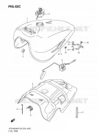 RESERVOIR D'ESSENCE (VZR1800K9/NK9) pour Suzuki INTRUDER 1800 2008
