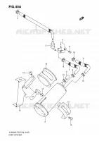 SYSTÈME DE RECYCLAGE VAPEURS CARBURANT (MODEL K9/L0 E33) pour Suzuki VOLUSIA 800 2007