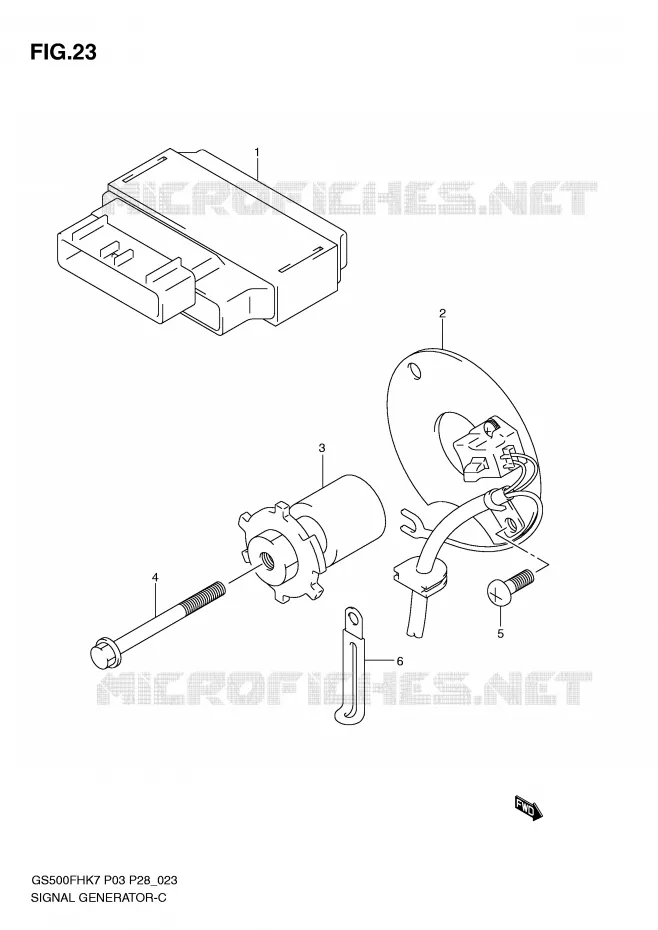 ALTERNATEUR Suzuki MOTO 500 GS-E 2009  GS500HK9(P3)
