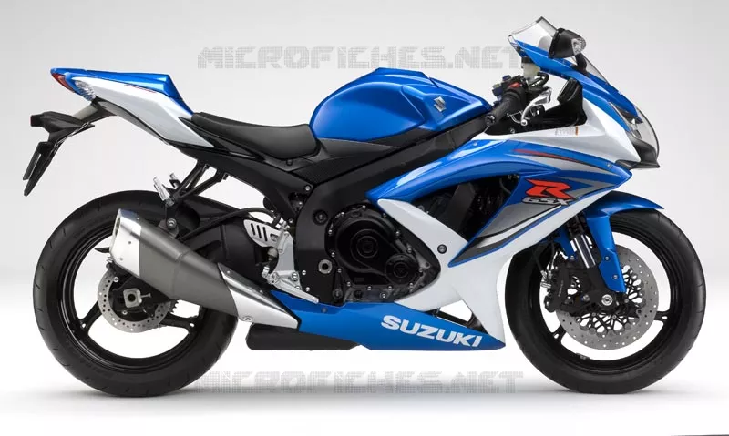 * PHOTOGRAPHIE DE COULEUR GSX-R750K9 * Suzuki MOTO 750 GSX-R 2009  GSX-R750K9(E2)