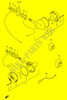 CLIGNOTANTS (MODEL T/W/X E2,E4,E22,E24,E34,E71) pour Suzuki GN 250 1996