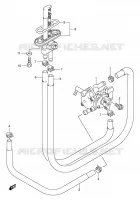 ROBINET D'ESSENCE MOTEUR/TRANSMISSION 500 suzuki-moto GS-E 2001 DP010004