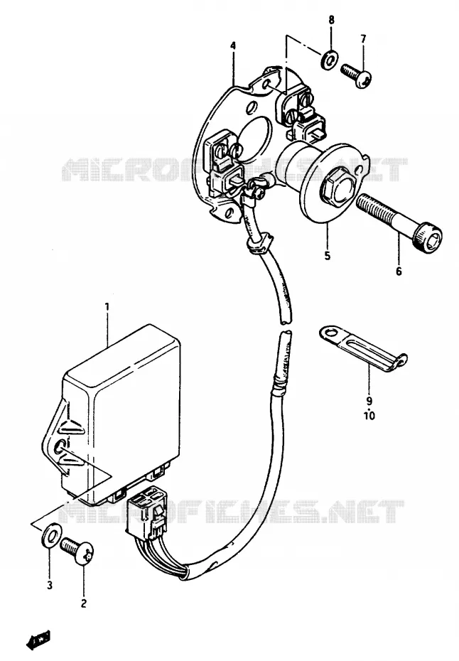 ALTERNATEUR Suzuki MOTO 1150 GS 1985  GS1150ESF(E/F/G)
