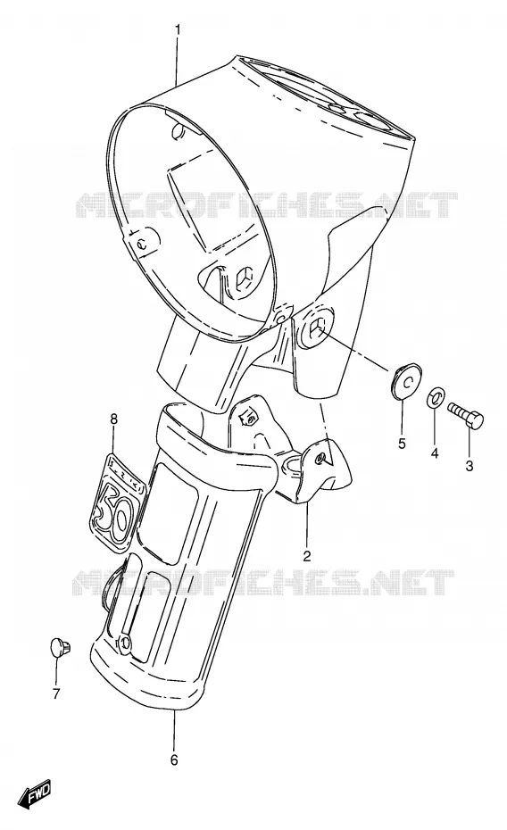 BOL DE PHARE (E16) Suzuki SCOOTER 50 FZ 1986  FZ50G(E1)