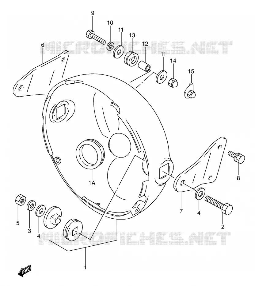 BOL DE PHARE (MODELE K/L/M/N/P) Suzuki MOTO 500 GS-E 1993  GS500EUP(E2)