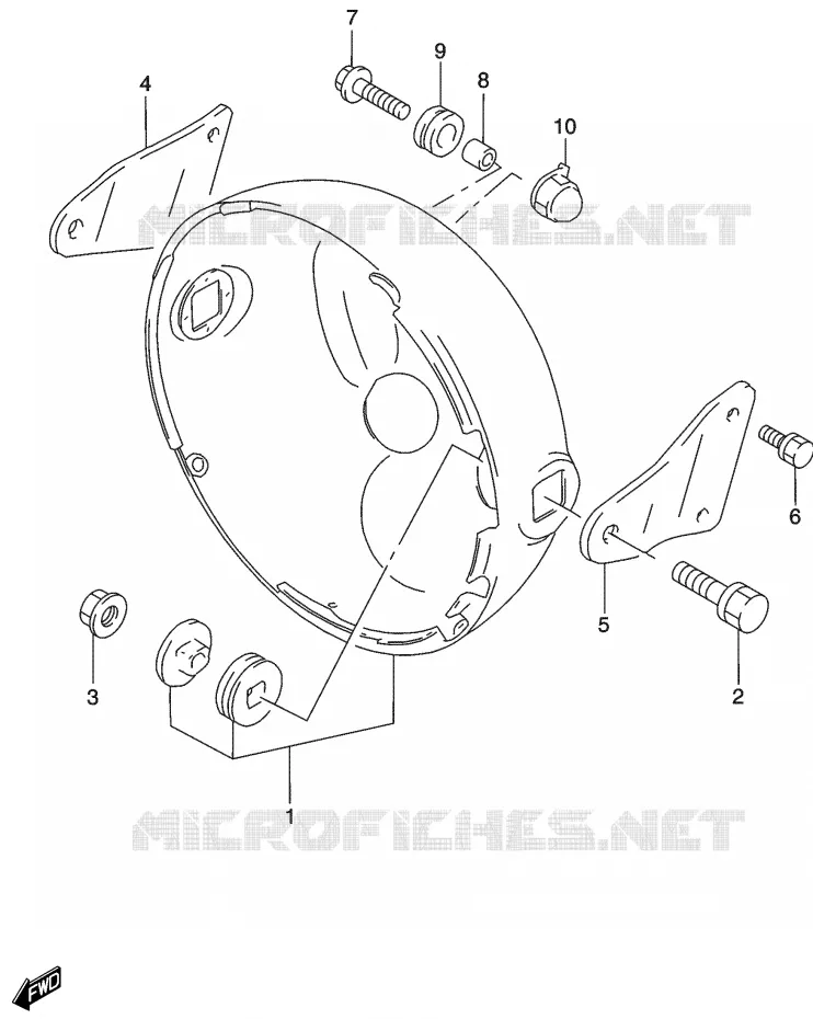 BOL DE PHARE Suzuki MOTO 500 GS-E 2003  GS500HUK3(P19)