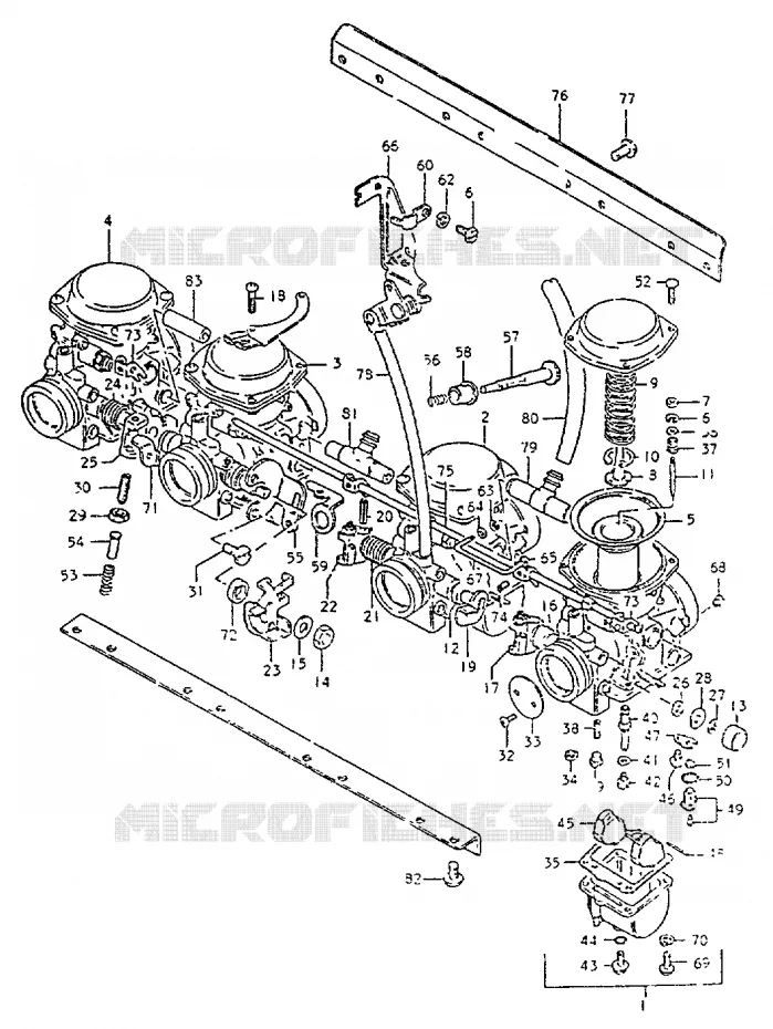 CARBURATEUR Suzuki MOTO 550 GS 1981  GS550LX
