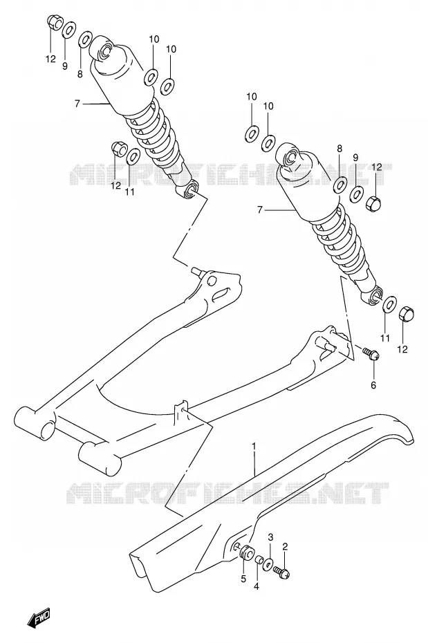 CARTER DE CHAINE Suzuki MOTO 250 GN 1998  GN250EW(E2)