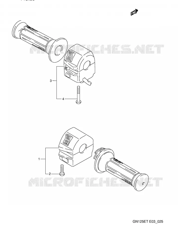 COMMODOS Suzuki MOTO 125 GN 1994  GN125ER(E3)