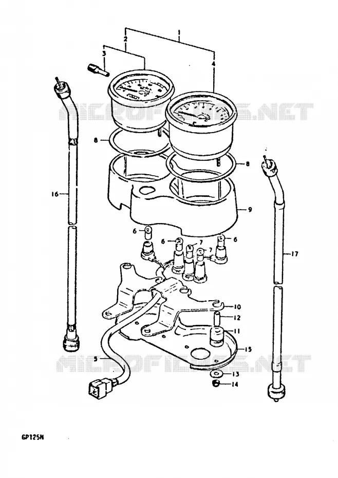 COMPTEUR (E2) Suzuki MOTO 125 GP 1978  GP125UC(C/N)