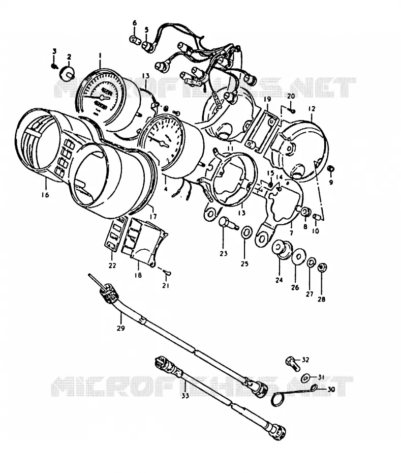 COMPTEUR Suzuki MOTO 1000 GS 1980  GS1000HT(T)