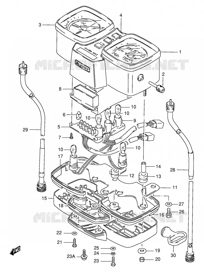 COMPTEUR (VOIR NOTE) Suzuki MOTO 125 GS 1982  GS125Z(E1)