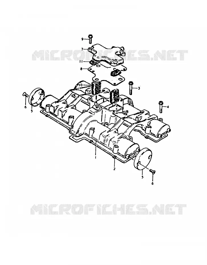 COUVERCLE DE CULASSE Suzuki MOTO 1000 GS 1980  GS1000HT(T)
