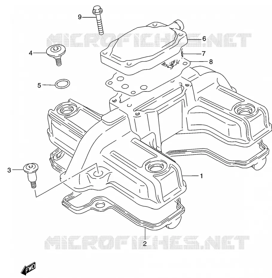 COUVERCLE DE CULASSE Suzuki MOTO 500 GS-E 2003  GS500K3(P19)