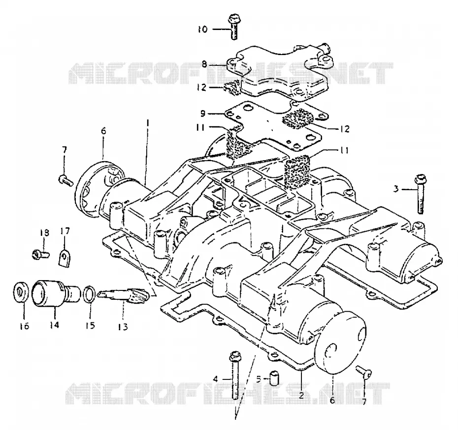 COUVERCLE DE CULASSE Suzuki MOTO 550 GS 1981  GS550LX