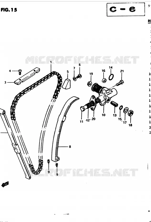 DISTRIBUTION (MODELE D) Suzuki MOTO 450 GS-S 1982  GS450SZ(2/Z/D)