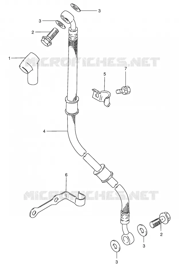 DURITE DE FREIN AVANT Suzuki MOTO 125 GS 1994  GS125ESR(E1)
