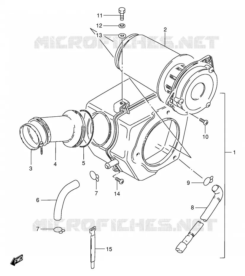 FILTRE A AIR (MODELE Z/D/F/K) Suzuki MOTO 125 GS 1990  GS125ESL(E1)