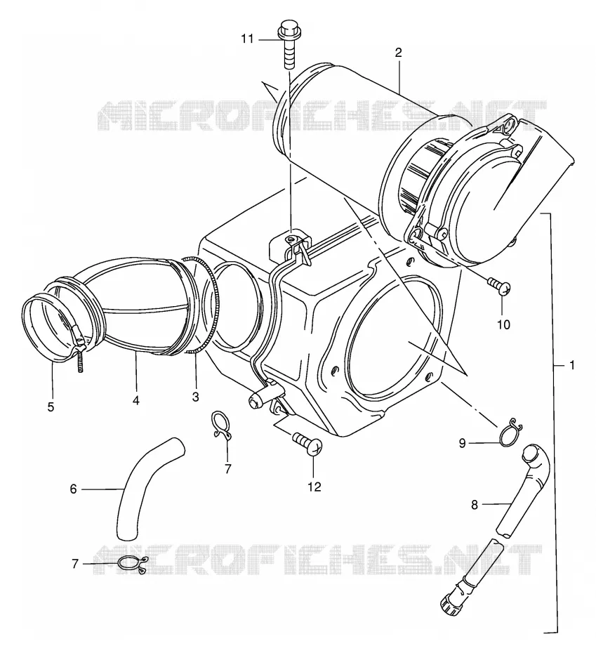 FILTRE A AIR Suzuki MOTO 250 GN 1996  GN250T(E2)