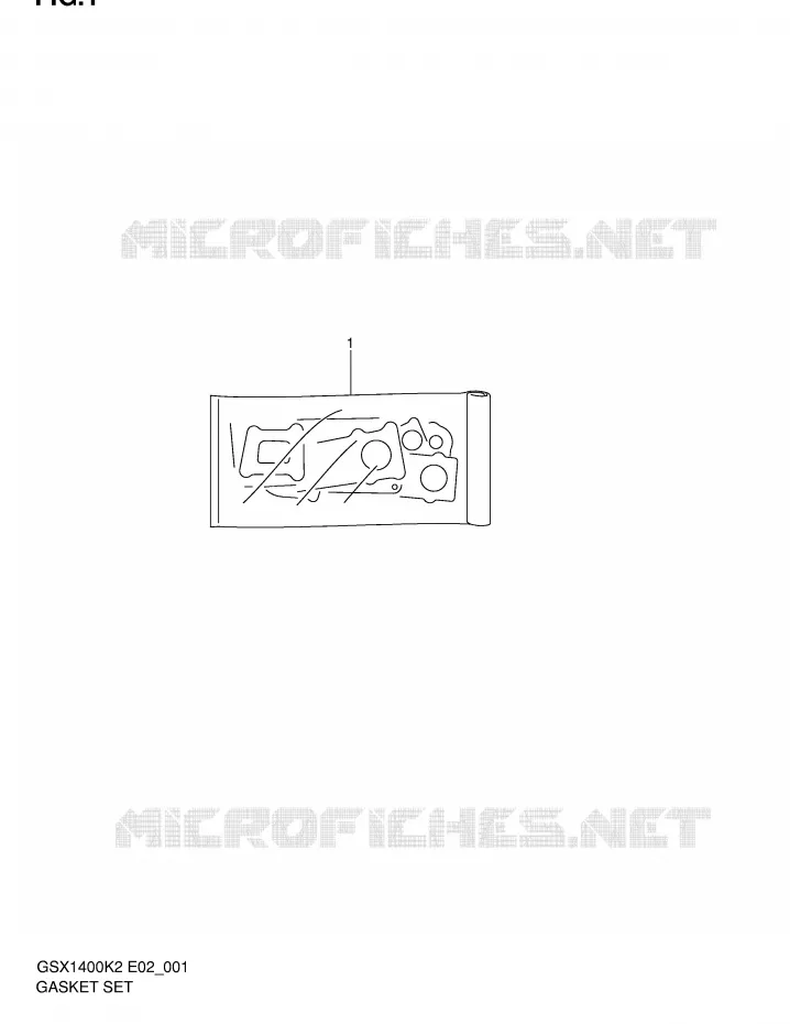 KIT JOINTS Suzuki MOTO 1400 GSX 2003  GSX1400K3(E2)