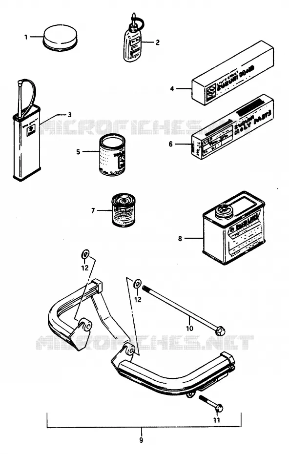 OPTIONS Suzuki MOTO 1100 GSX-E 1984  GSX1100EFE(E/F/G)