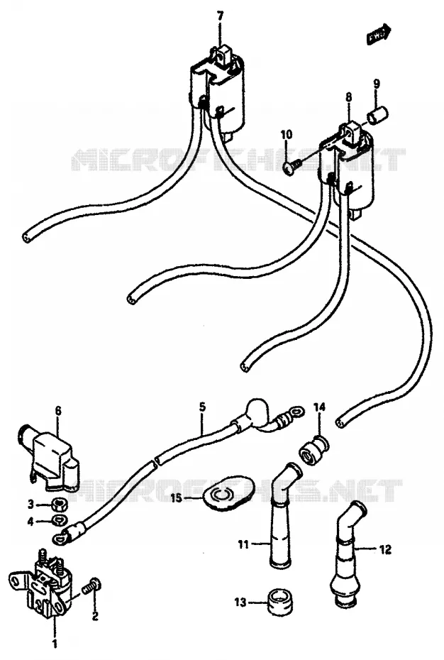 PARTIE ELECTRIQUE Suzuki MOTO 750 GSX-R 1985  GSX-R750F(F/G/H) E34