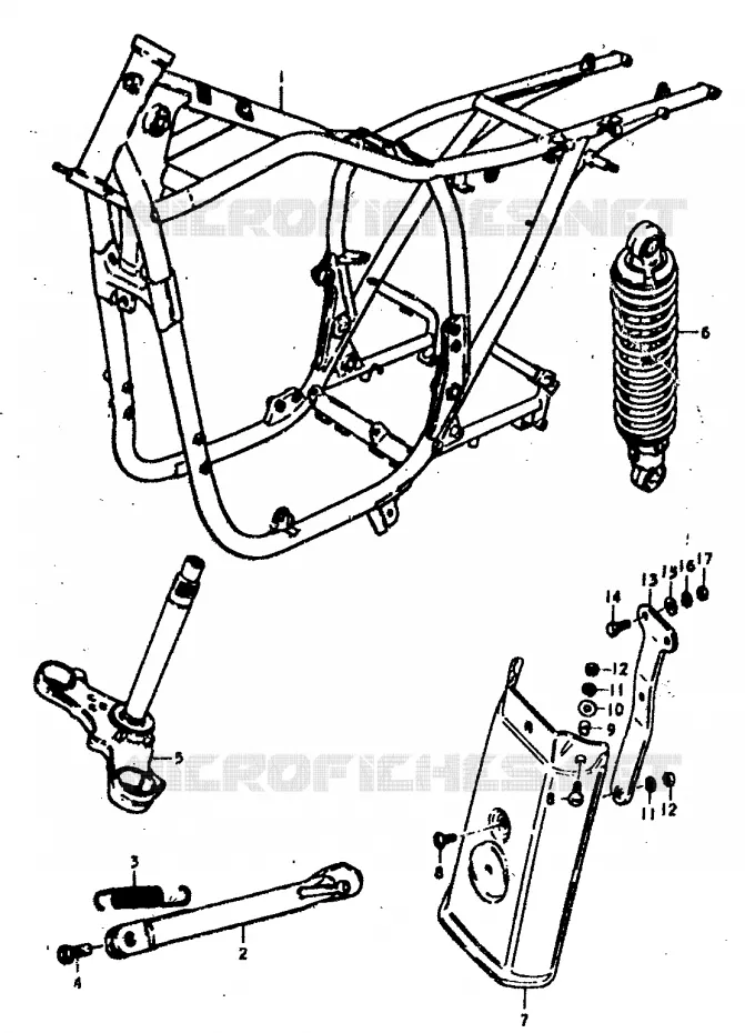 PIECES MARCHES SPECIAUX (E17) Suzuki MOTO 400 GS 1978  GS400C(C/N)