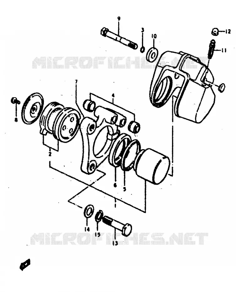PIECES MARCHES SPECIAUX (E22) Suzuki MOTO 400 GS 1978  GS400C(C/N)