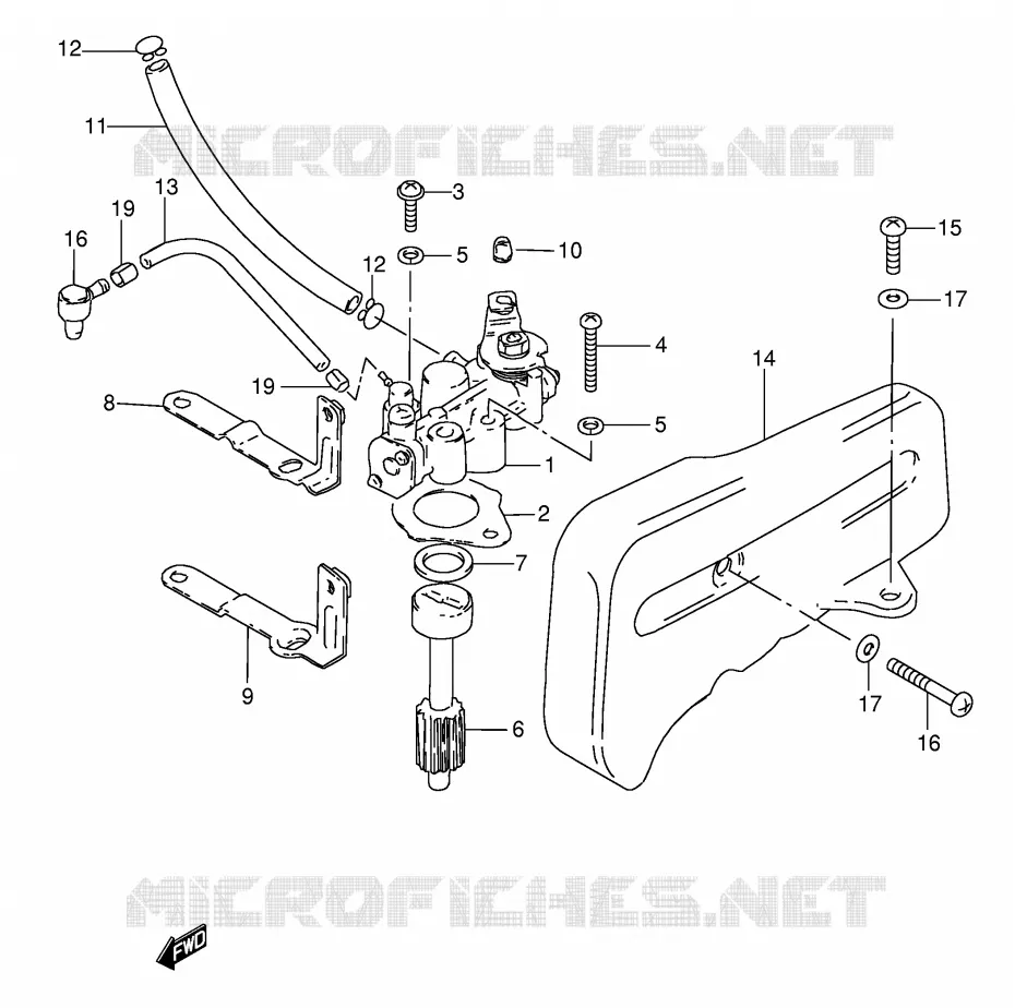 POMPE A HUILE Suzuki SCOOTER 50 FZ 1989  FZ50K(E1)