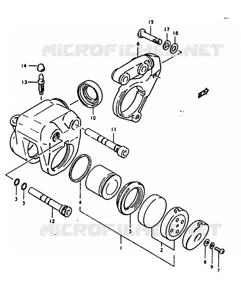 PORTE PAQUET AVANT Suzuki MOTO 1000 GS 1978  GS1000EC(C/N)