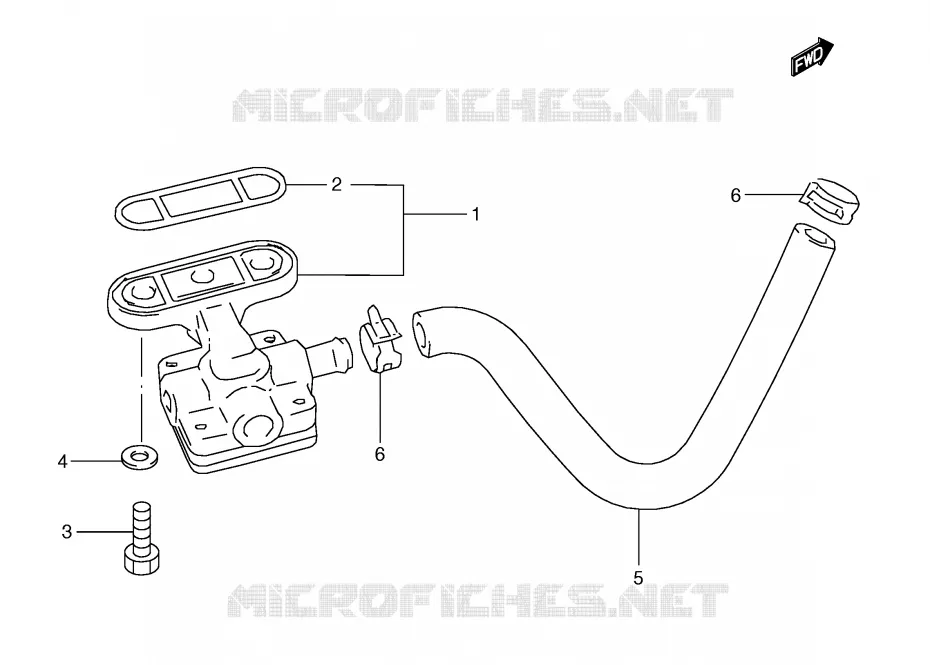 Kit De Réparation Robinet à Essence Compatible Suzuki GSX 600 F - Marque Tourmax - Neuf