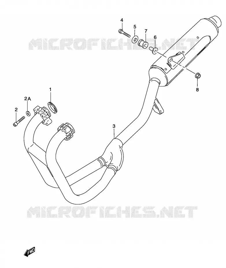 SILENCIEUX Suzuki MOTO 500 GS-F 2004  GS500FUK4(P19)