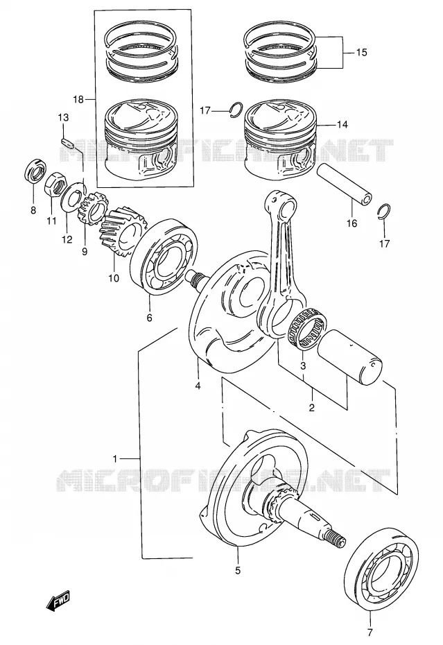 VILEBREQUIN Suzuki MOTO 125 GN 1982  GN125EZ(E1)