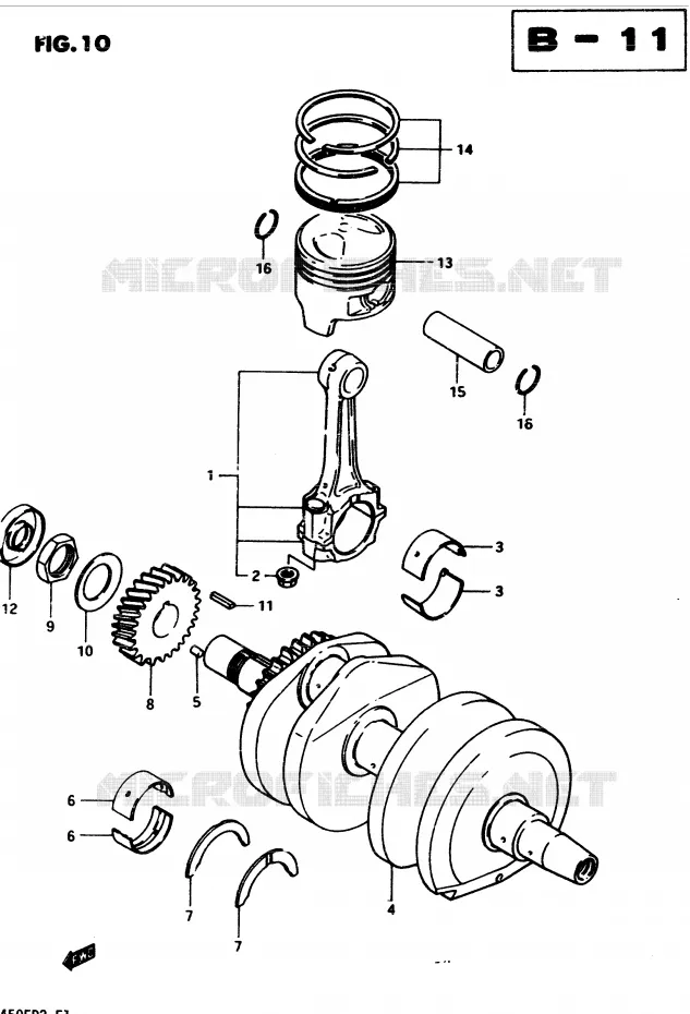 VILEBREQUIN Suzuki MOTO 450 GS-S 1982  GS450SZ(2/Z/D)