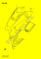 CARENAGE CENTRAL (MODEL L0) pour Suzuki QUADSPORT 50 2015