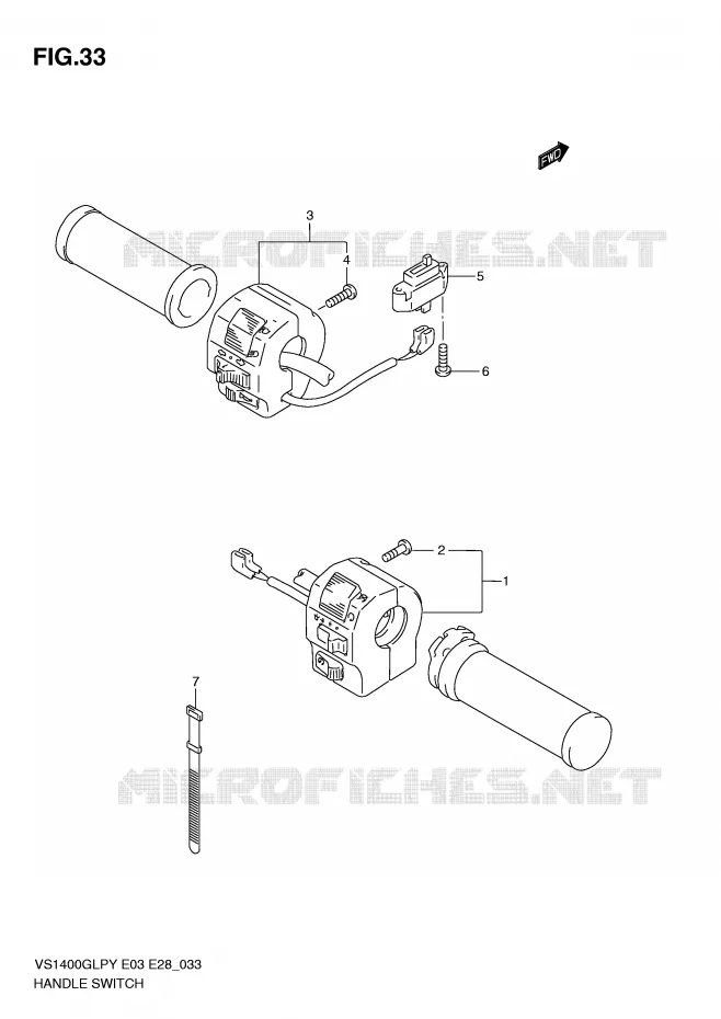 COMMODOS Suzuki MOTO 1400 INTRUDER 2000  VS1400GLPY(E3/E28)