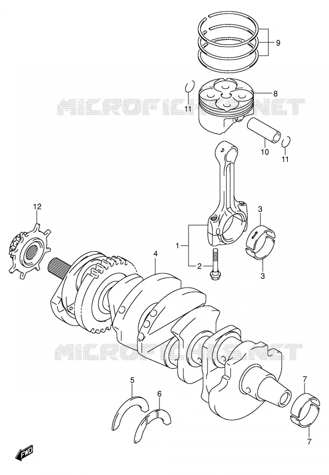 VILEBREQUIN Suzuki MOTO 750 GSX-R 2001  GSX-R750U1K1(E2)