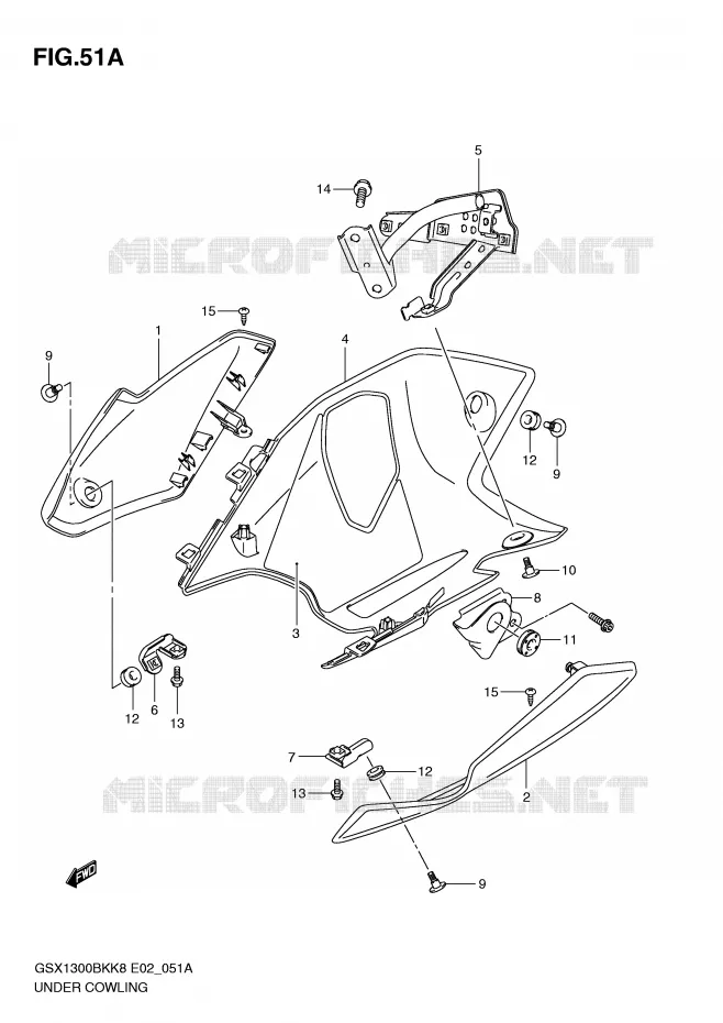 SABOT (MODEL L0) Suzuki MOTO 1300 B-KING 2008  GSX1300BKAK8(E2)