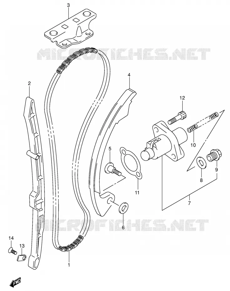 DISTRIBUTION Suzuki MOTO 400 DR-Z 2000  DR-Z400EY(E3/E28)