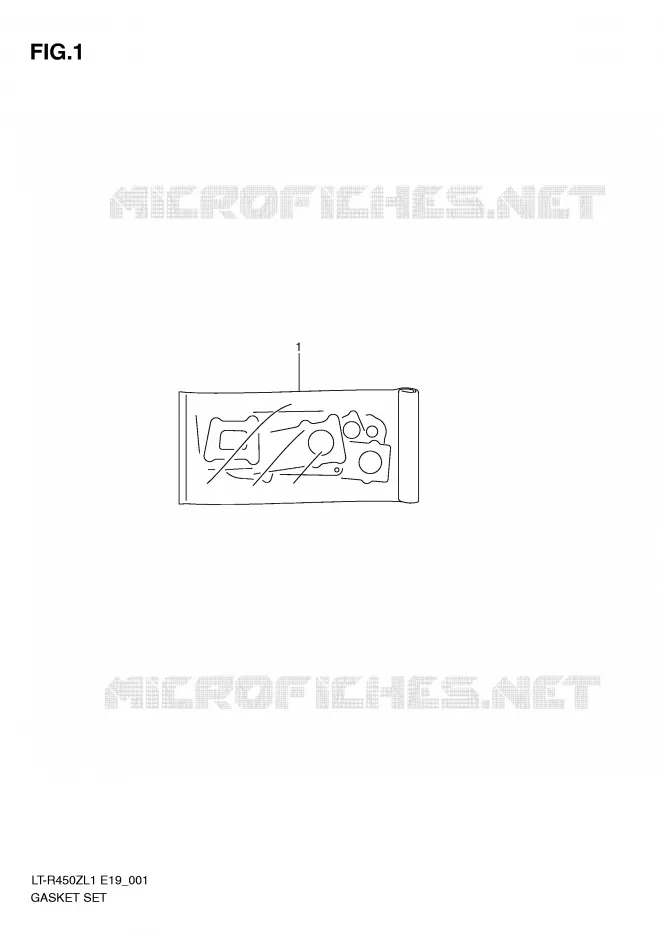 KIT JOINTS Suzuki QUAD 450 QUADRACER 2011  LT-R450L1(E19)