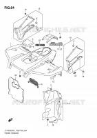 GARDE BOUE AVANT (LT A750XPL1 P33) pour Suzuki KINGQUAD 750 2011