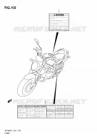 ETIQUETTE (SFV650L1 E24) pour Suzuki GLADIUS 650 2011