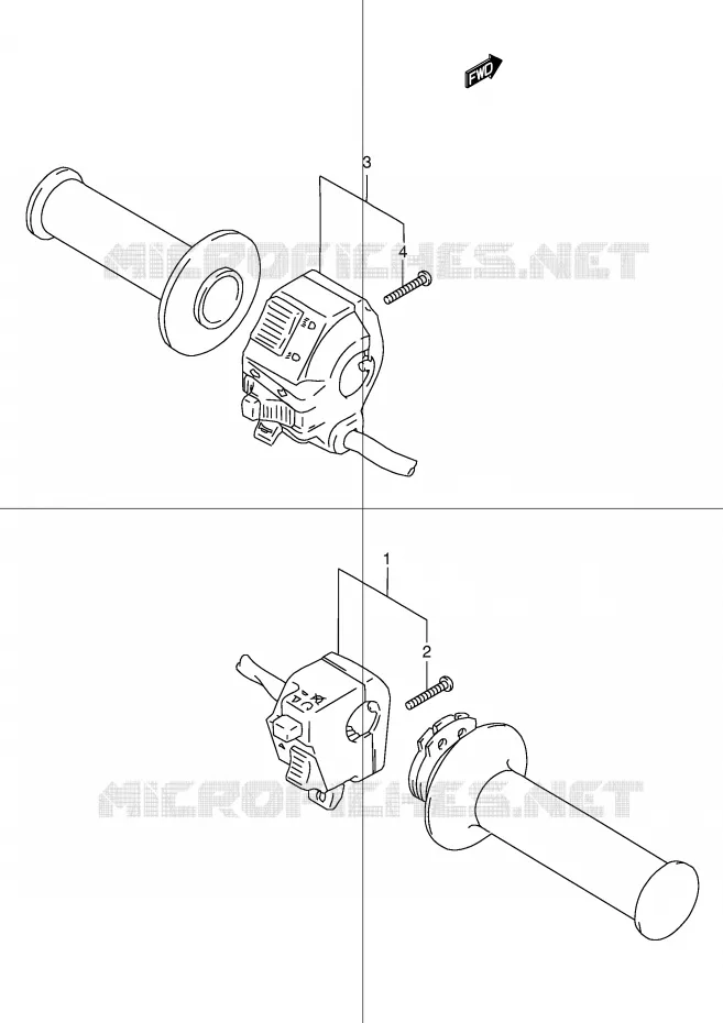 COMMODOS Suzuki MOTO 250 DR 1998  DR250RW(E24)